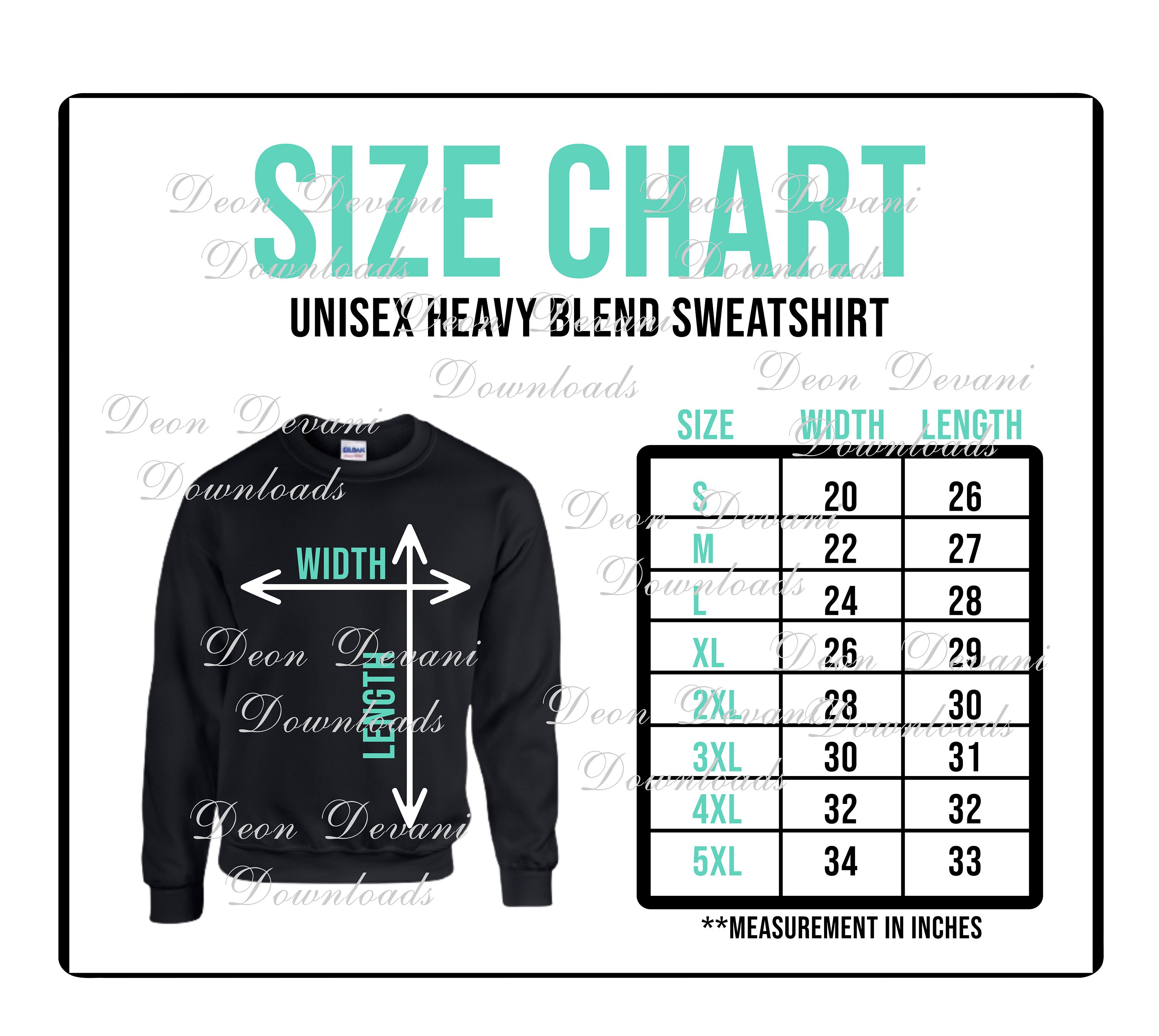 size chart crewneck champion