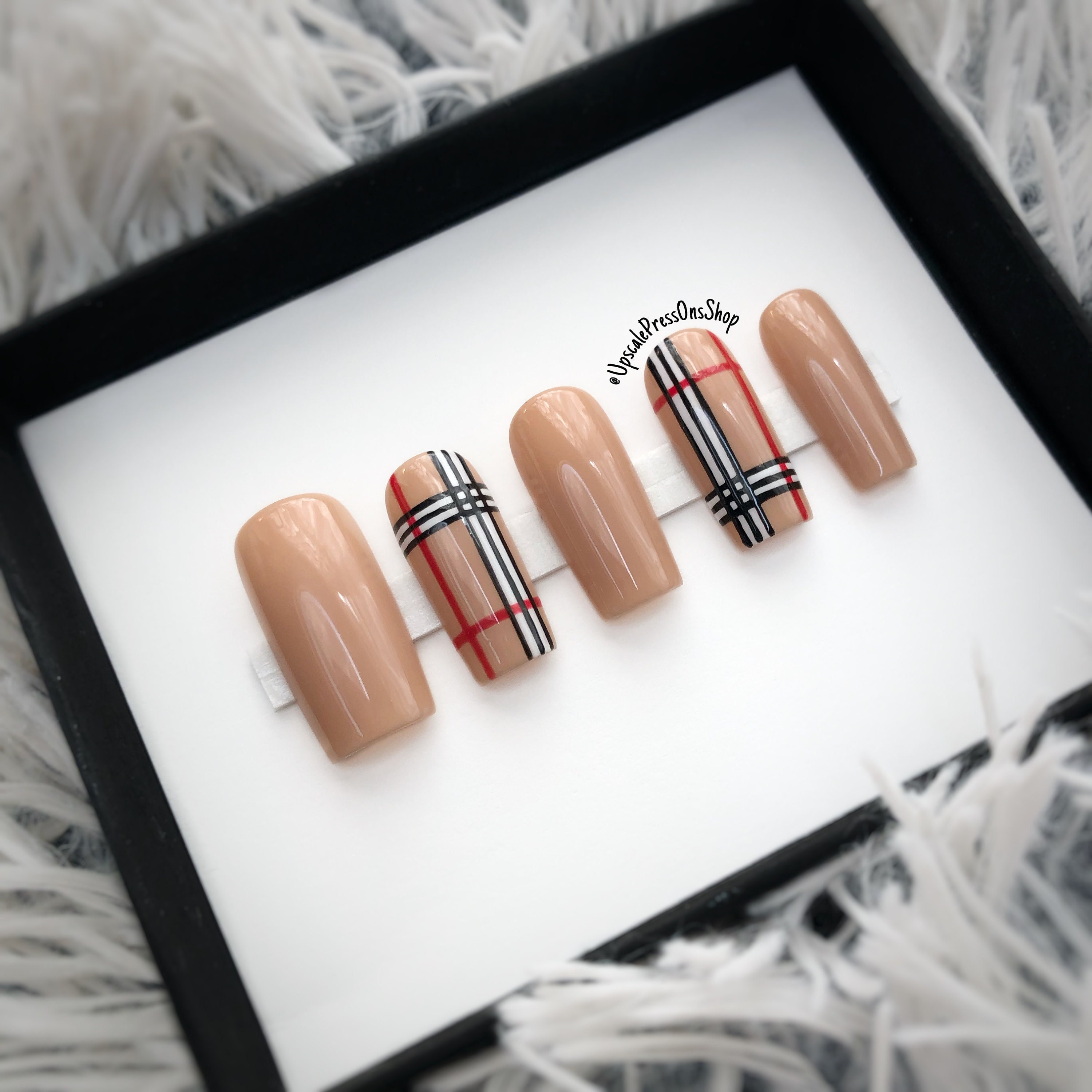 Burberry Nails - Etsy