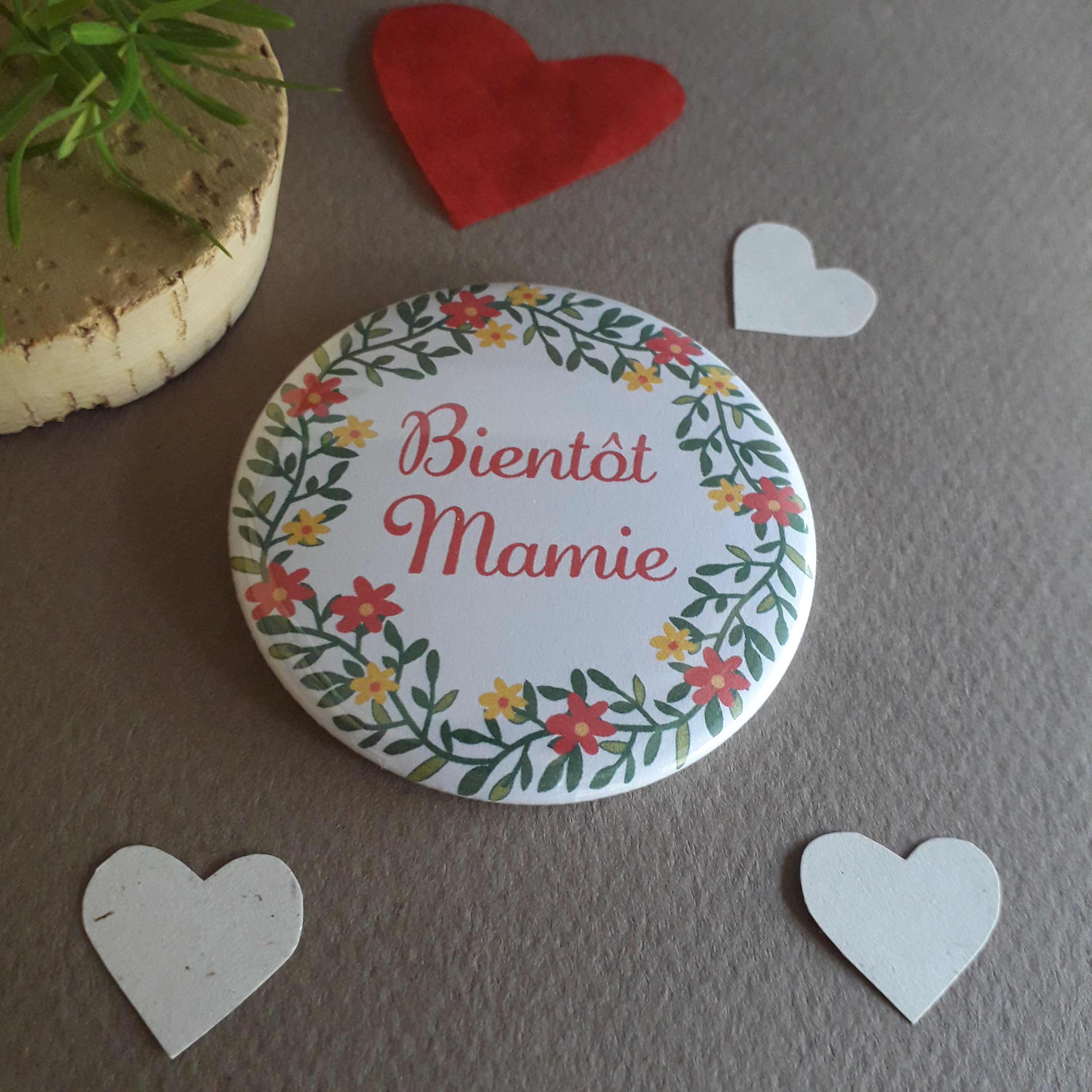 Magnet Pour Annoncer Grossesse Personnalisé Bientôt Mamie Tatie Grande Sœur Marraine