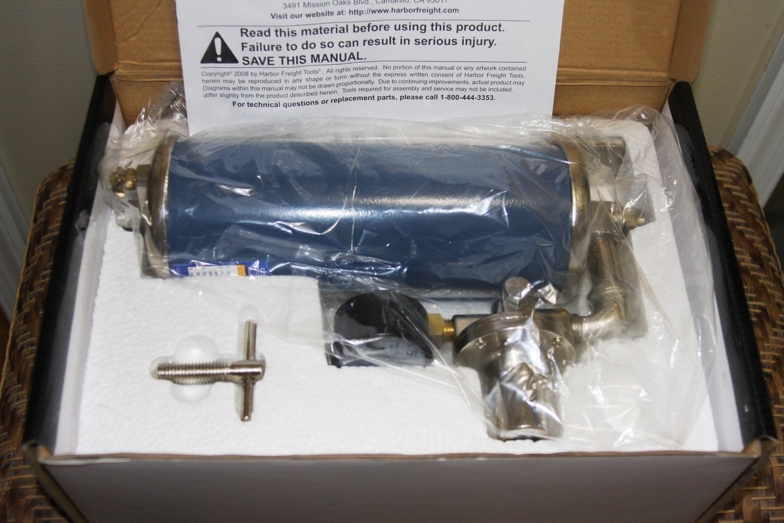 Central Pneumatic Industrial Air Filter Regulator Unit Etsy