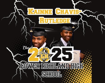 Graduation Button Template