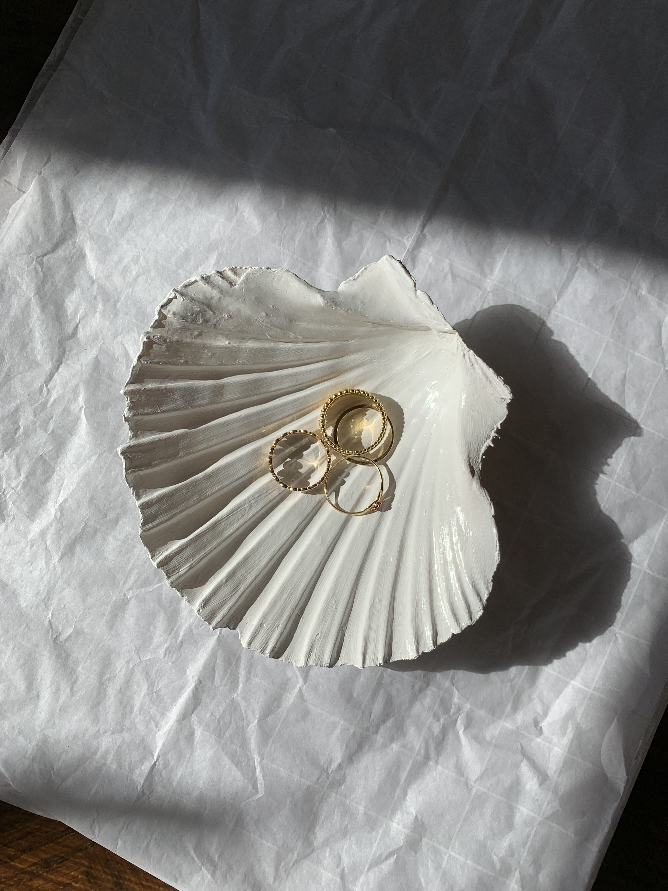 Coupelle Coquillage Blanc