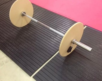 Pair of wooden technique training plates