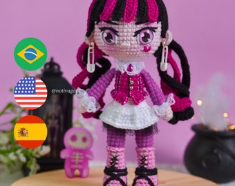 Draculaura - Patron Amigurumi PDF (Notivagar)