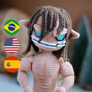 Attack Titan Amigurumi PDF Pattern