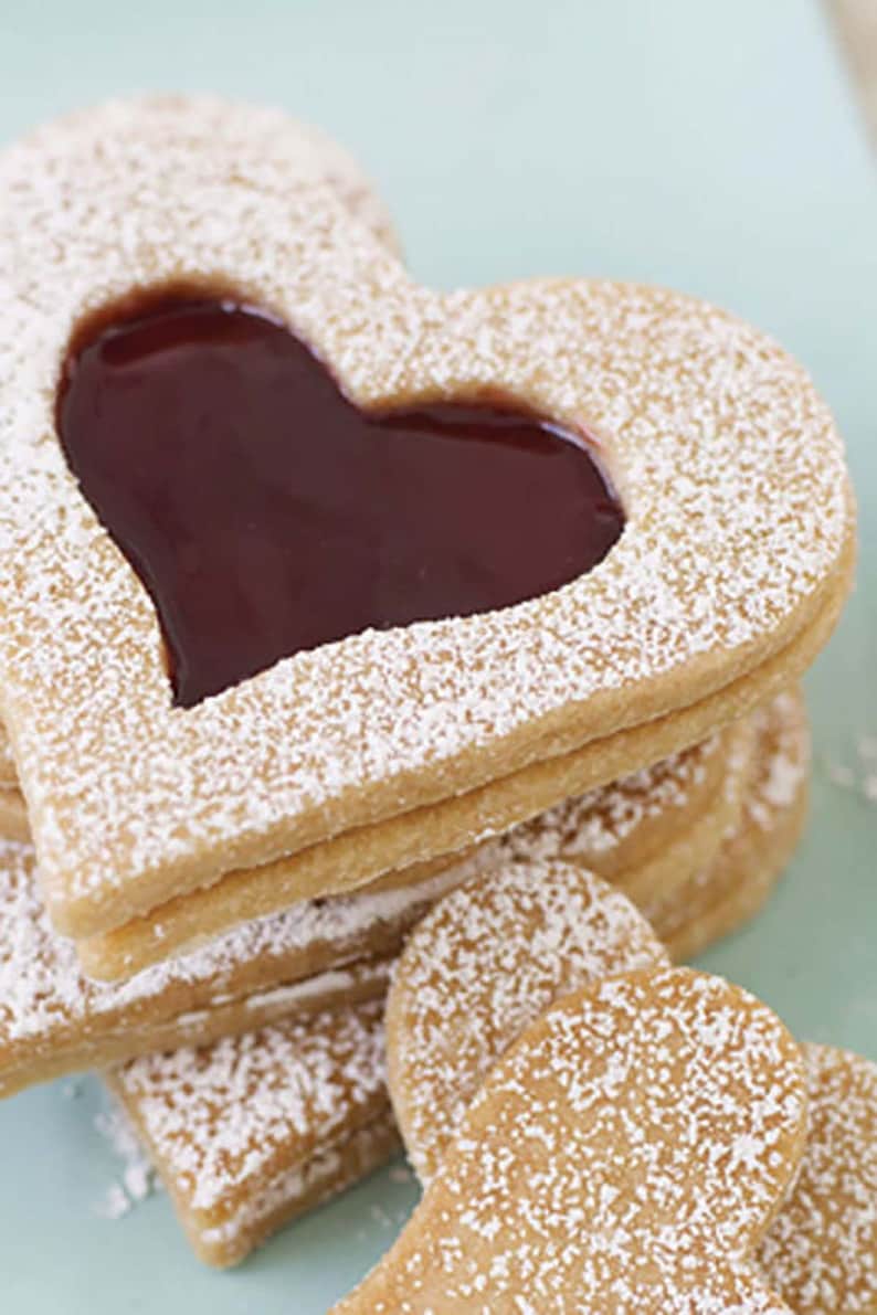 Valentine's Day Entertaining and Gifts - Home Noon 40 - Chandeliers in Dxb, UAE Vanilla Shortbread Hearts/Valentines Day/Valentines image 0
