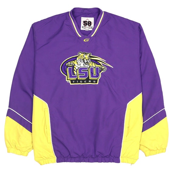 Vintage LSU Purple Windbreaker L - Etsy