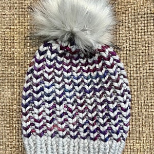 Riverbend Beanie - Gray and Multi