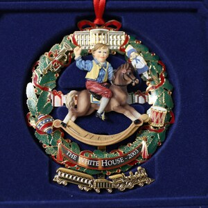 Beautiful 2003 Christmas Ornament, by The White House Historical Association.