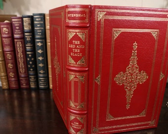 The Red And The Black, Stendhal, Franklin Library Leather Bound Book, Gold Accents