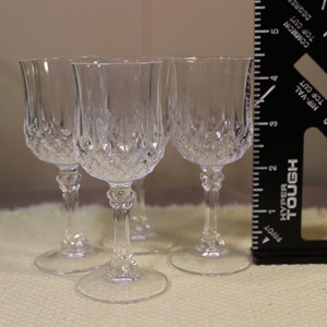 Cordial Glass Longchamp Clear by Cristal D'Arques-Durand 4 5/8" tall