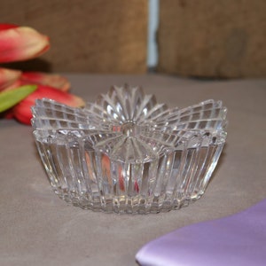 Mikasa Starburst Lead Crystal Taper Candle Holder. Made in Austria.