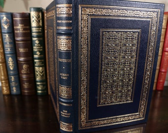 Proteus by Morris West – Franklin Library First Edition, Leather Bound, Gold Accents