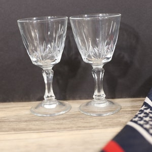Cordial Glass "Palmes" by CRISTAL D'ARQUES-DURAND.
