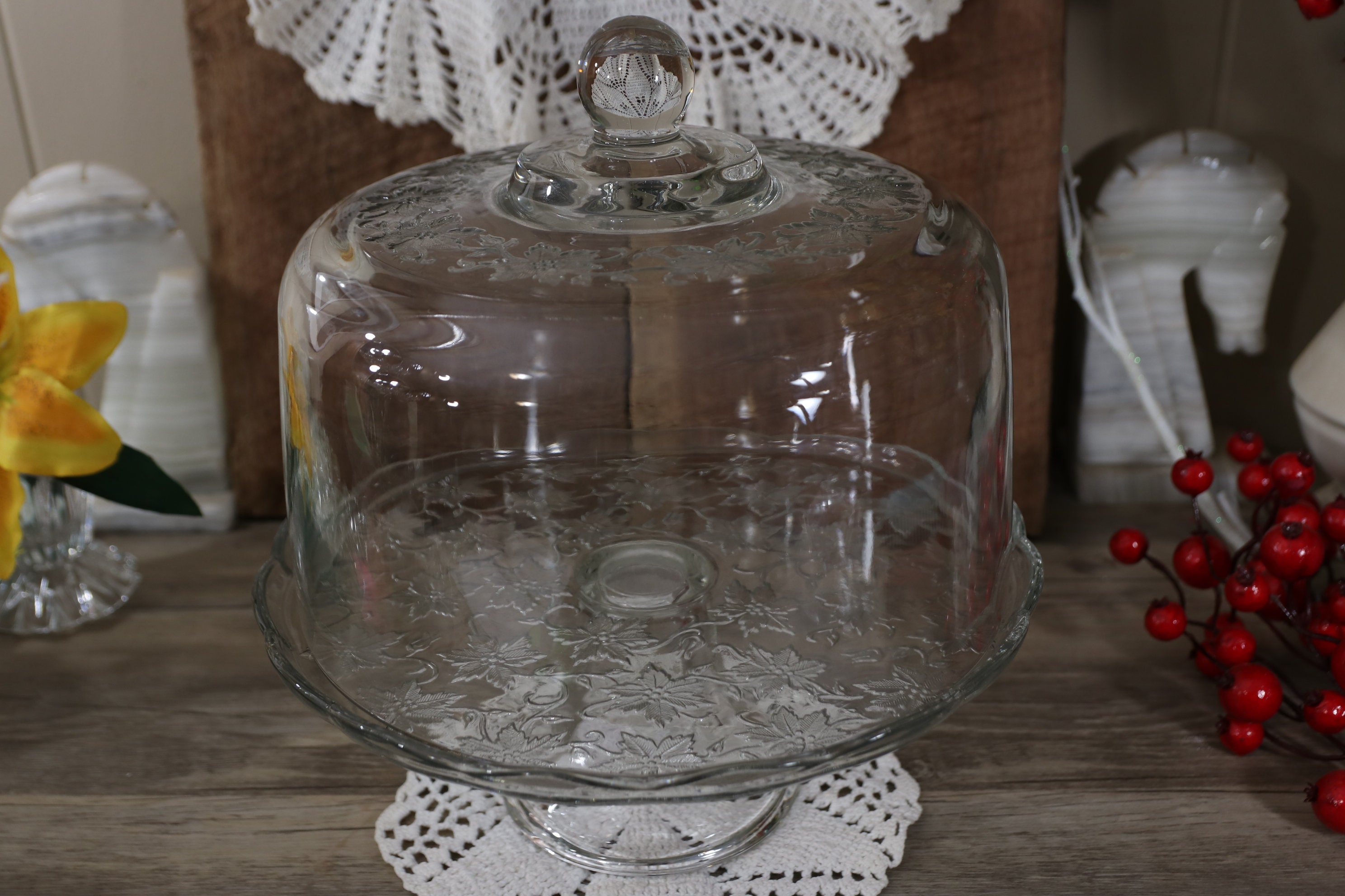 Princess house fantasia cake plate sale