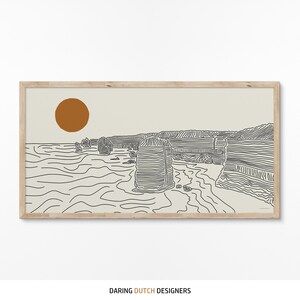 Australien Strand Ozean Küste Panorama Poster, XXL langer horizontaler Panoramadruck, großformatige gerahmte Wandkunst, Statement Wandkunst