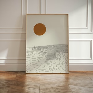Australische Küstenlinie Kunst Poster, Strand und Küsten Wand Kunst Druck, Australien Great Ocean Road Naturwunder Wohnkultur Geschenke