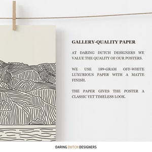 High quality paper for all our art posters.