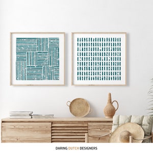 Teal Printable Wall Art Set of 2 8x8 Print Set of 2 10x10 Print Set of ...