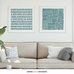 Teal Printable Wall Art Set of 2 8x8 Print Set of 2 10x10 Print Set of ...