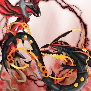 Free: 384rayquaza-shiny Xy Anime - Pokemon Rayquaza Shiny