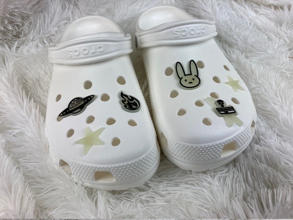 bad bunny crocs etsy