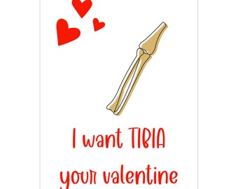 Tibia Valentines Day Card Printed
