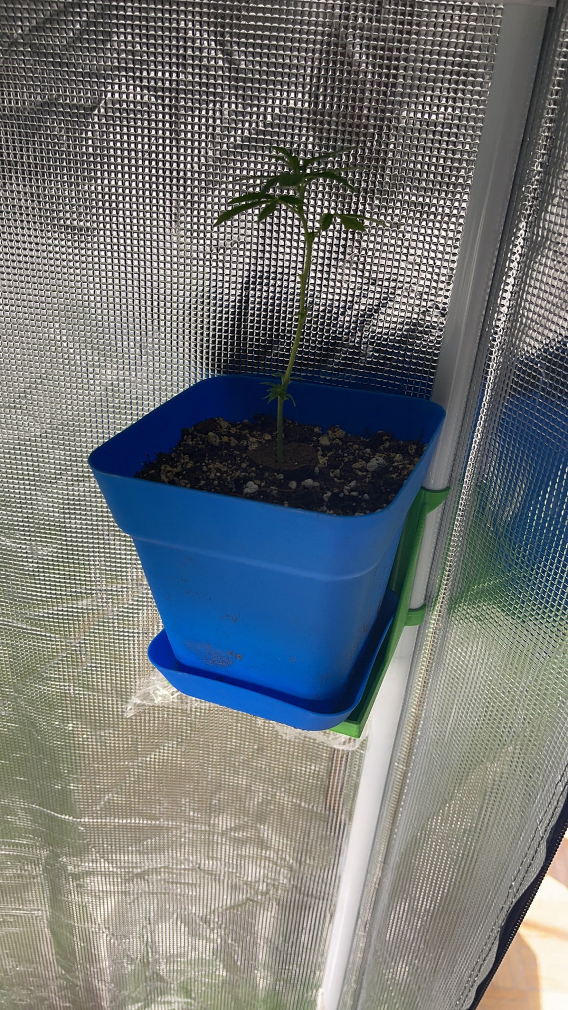 Indoor Grow Tent Pole Mount Storage Shelf Etsy