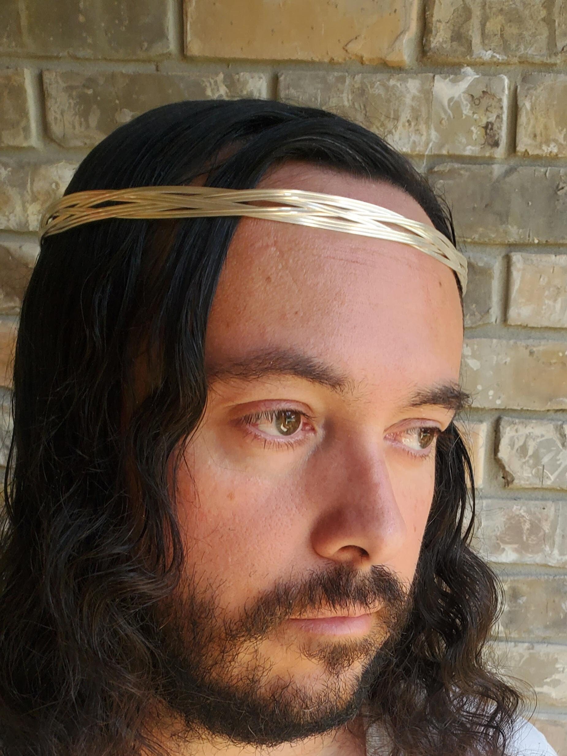 Pure Silver Celtic Diadem Tiara Crown Circlet Wreath Head Band Cosplay Renaissance