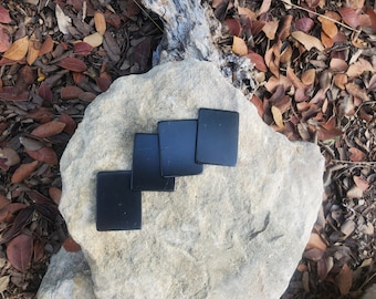 Pure Shungite Square Cellphone EMF Stickers