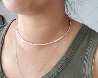 Fine silver light torc tensor 99.99% purity