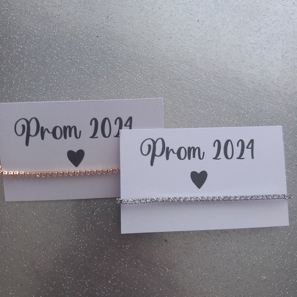 Prom bracelet-prom 2024-prom gift-prom night-prom jewellery- prom gift for daughter-prom accessories-prom card-prom dress-prom keepsake