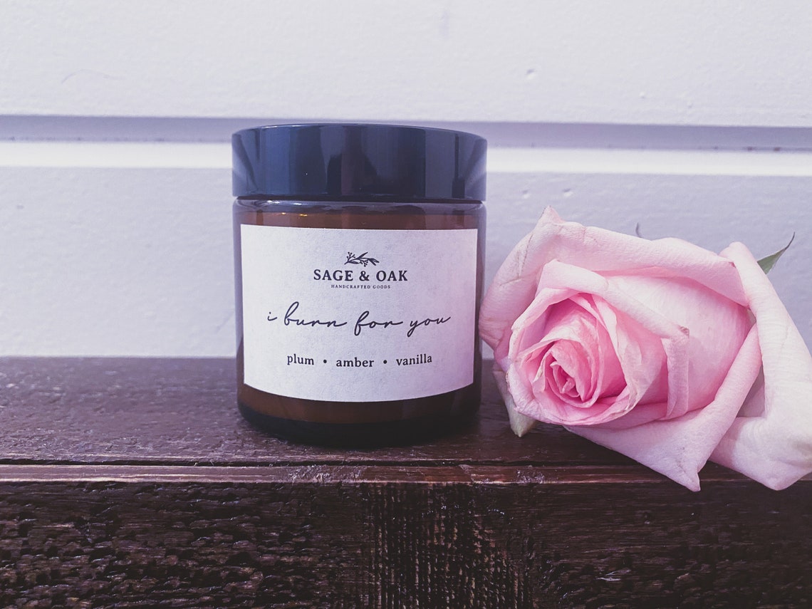 I burn for you candle Etsy