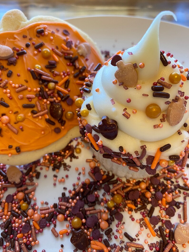 Elegantly Autumn Edible Sprinkle Mix Fall Sprinkles Cake Etsy