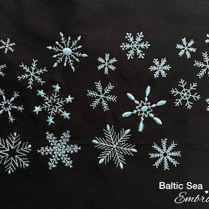32 embroidery files "Snowflakes"
