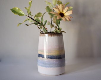 Porcelain landscape vase