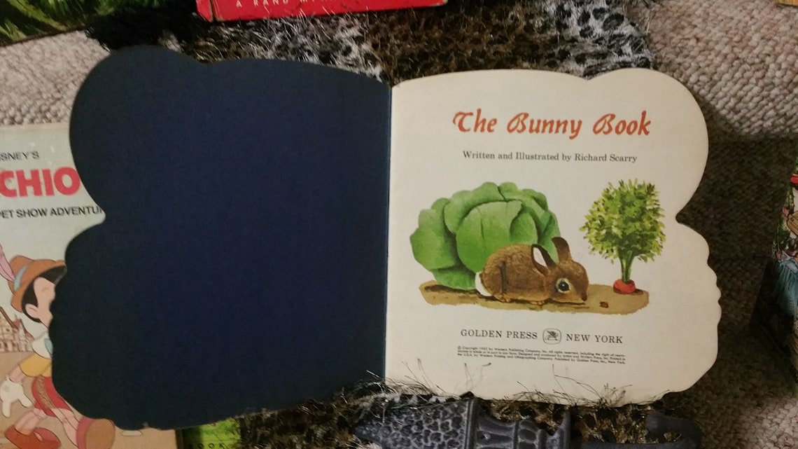 1965 the Bunny Book Vintage Children Kids - Etsy