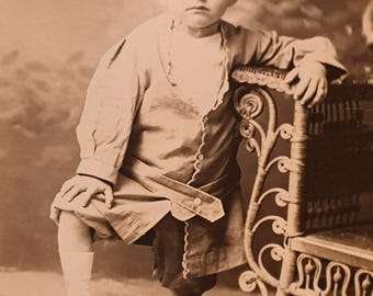 Cartolina fotografica antica originale non circolata