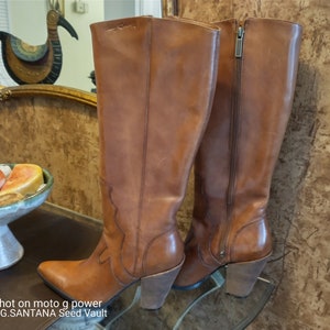 Brand New Vintage Harley Davidson Elegant Dress shoe leather cowboy women girl Boots Size 6