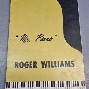 Roger Williams Signed Mr. Piano by Kapp Records 10 Years Celebration Paperback