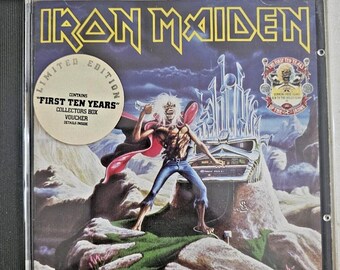 Vintage 1984 EMI Records IRON MAIDEN the runs to the hills Music cd Album