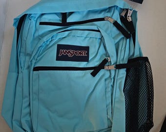 Jansport Big Student Blue Topaz Laptop Unisex School Backpack