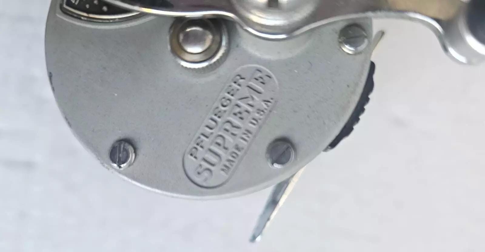 Vintage Pflueger Supreme Model 512 Bait Casting Fishing Reel