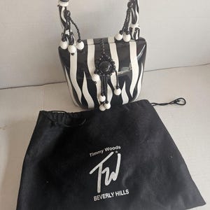 TIMMY WOODS 木製 黒羊のバッグ TIMMY WOODS 木製 黒羊のバッグ