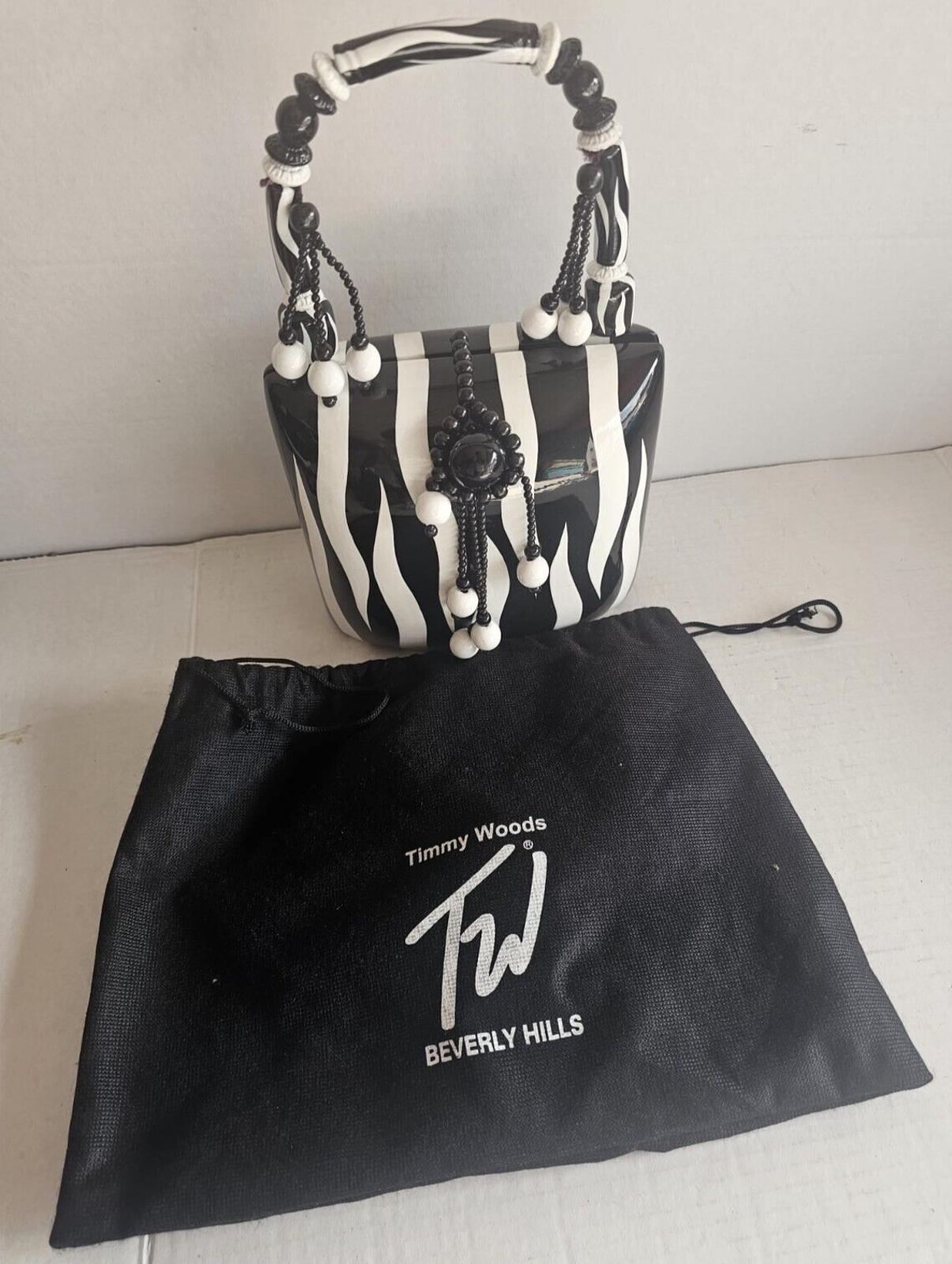 TIMMY WOODS 木製 黒羊のバッグ TIMMY WOODS 木製 黒羊のバッグ Timmy woods purse dog - Gem