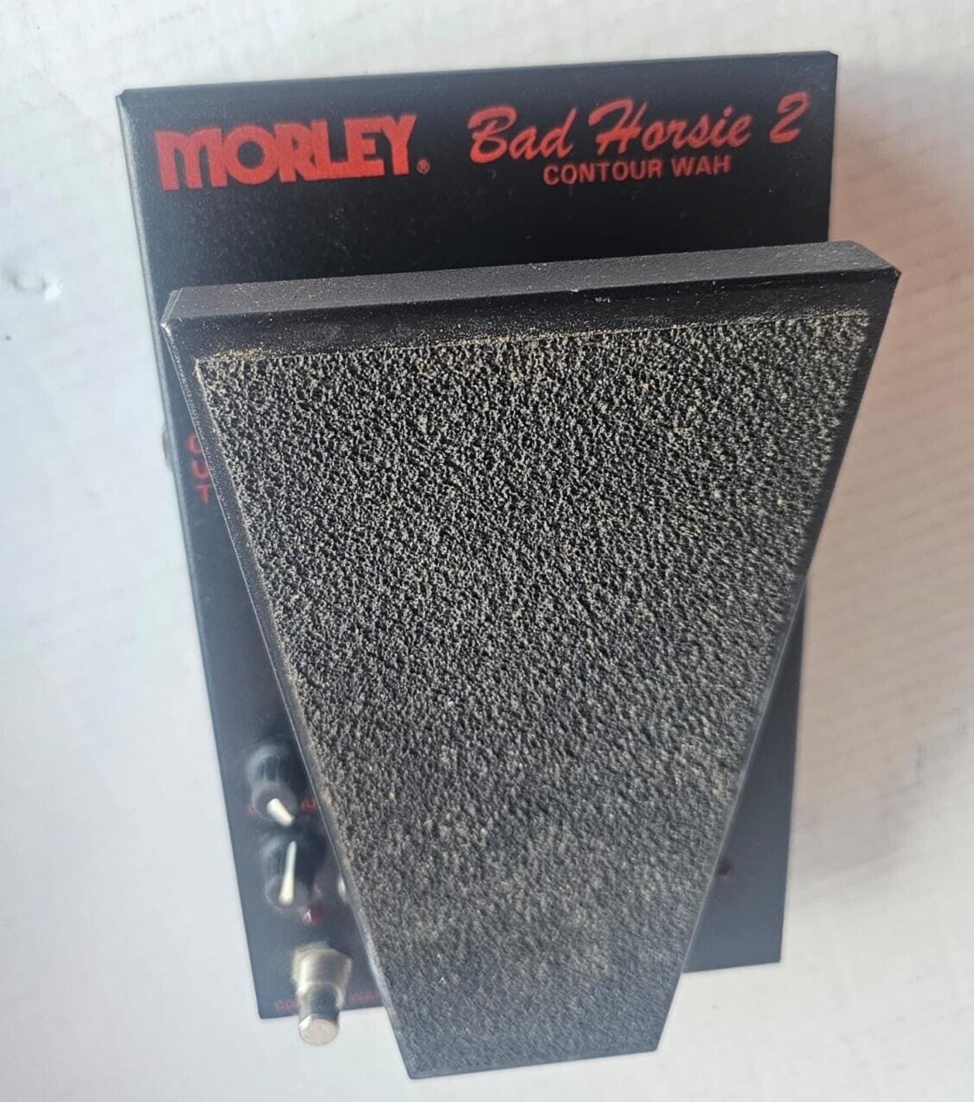 【良品】USA製 MORLEY STEVE VAI BAD HORSIE 2 Morley Steve Vai Bad Horsie Electro-Optical Contour Wah
