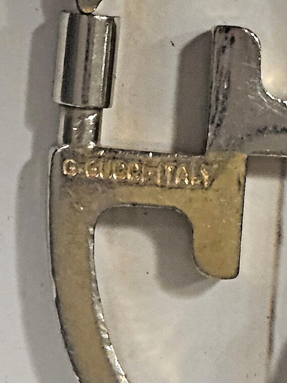Rare Vintage Authentic GUCCI ITALY Engraved DOUBLE  display picture 3