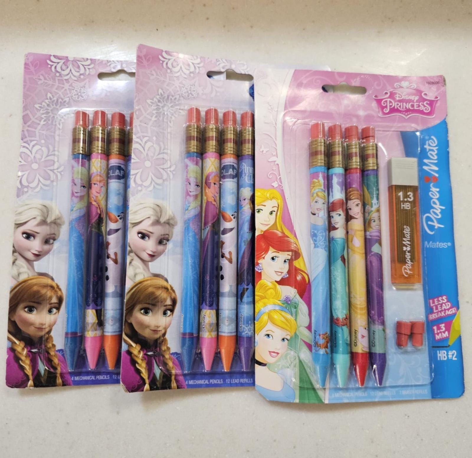 5 Tubes Paper Mate Mechanical Pencil Lead - 1.3mm HB #2, 60 Sticks Per Tube
