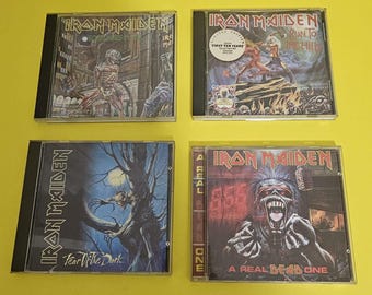 Vintage IRON MAIDEN-cd-albums: muziek uit de jaren 80/90