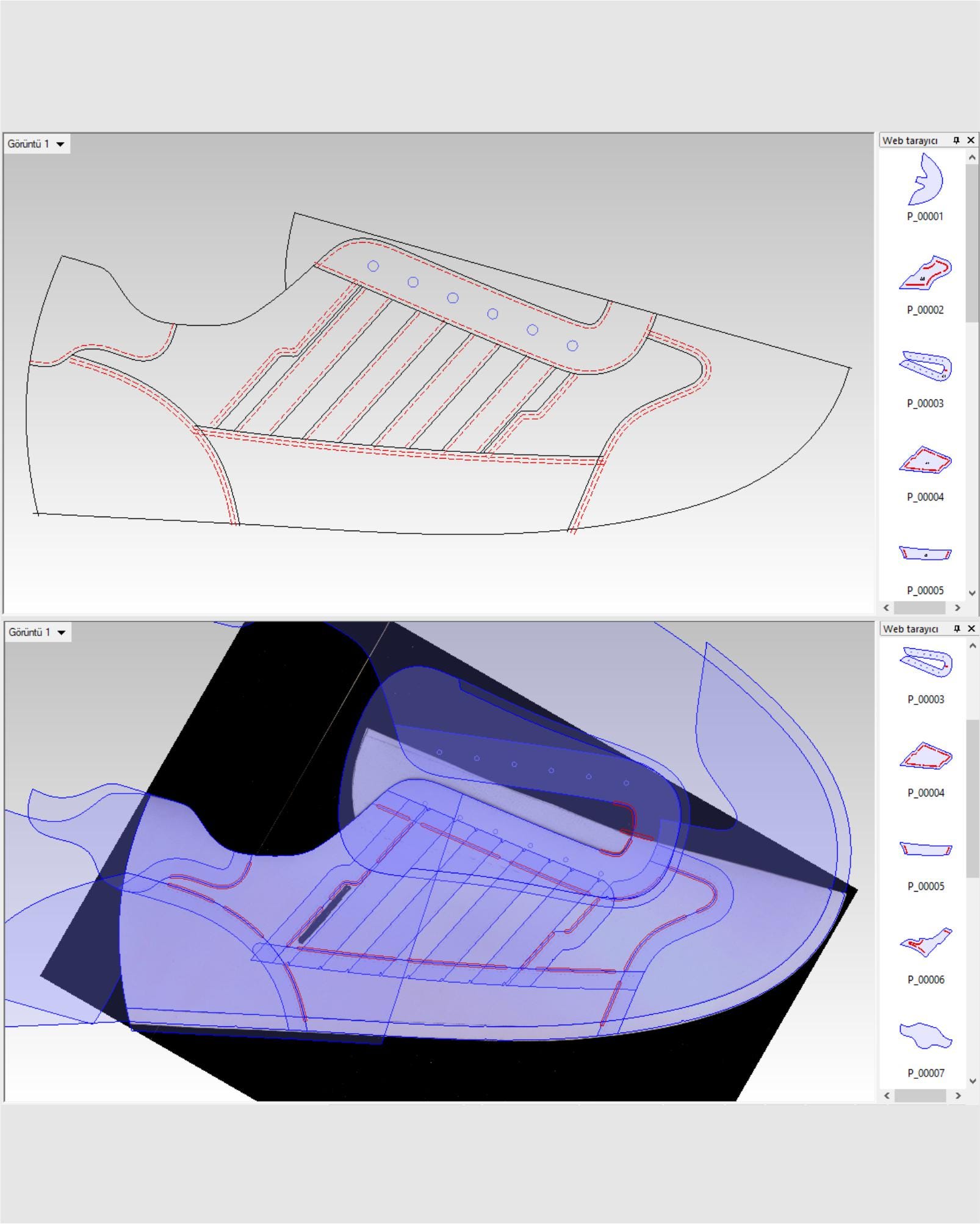 Shoe Pcd File Digital Shoe Pattern Sneakers Lace-up Shoes Dxf-cdr-pdf-shell All Sizes ...